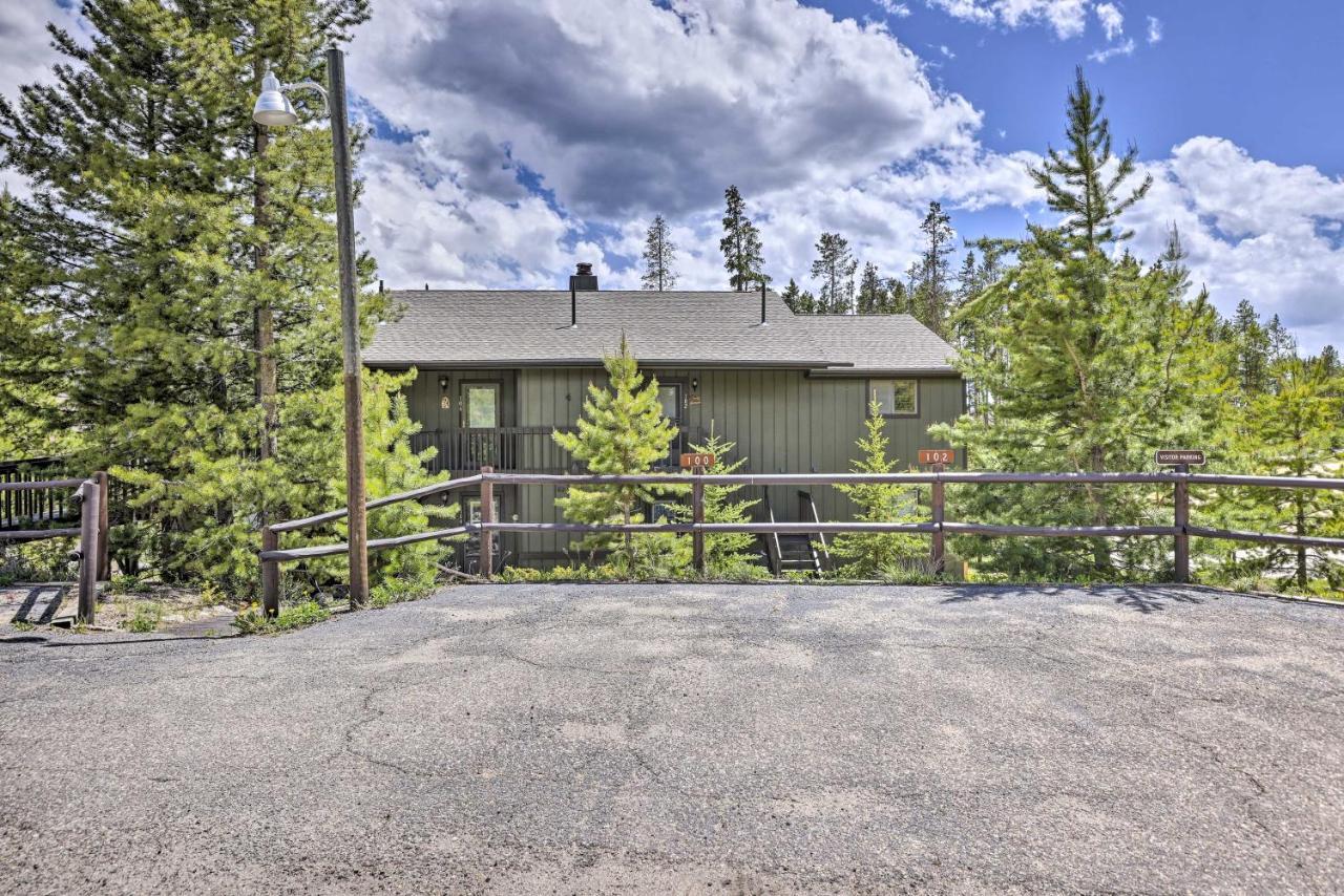 Grand Lake Condo With Mountain Views Walk To Lake! Exteriör bild